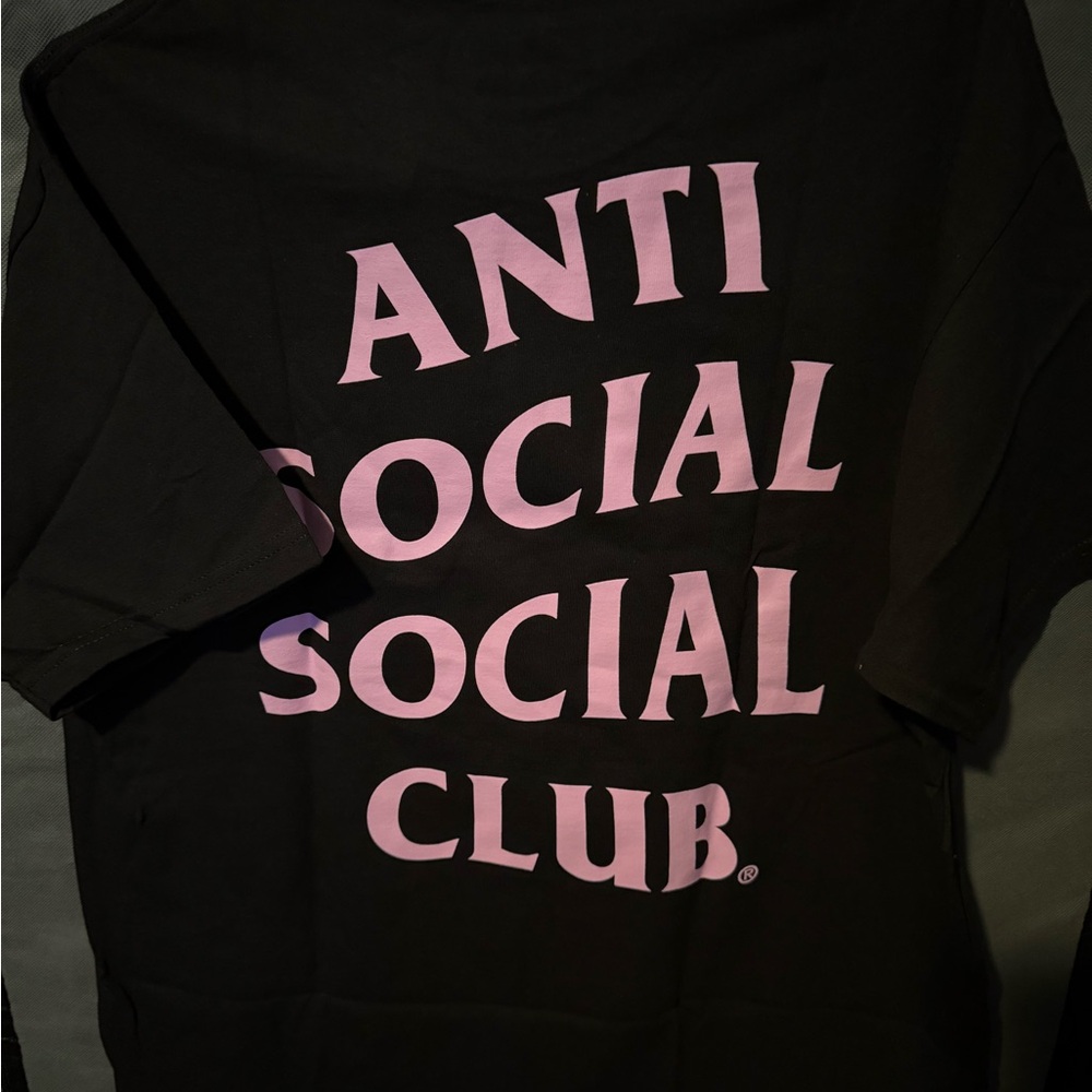 Anti Social Social Club Black T-Shirt Sick and Tired New